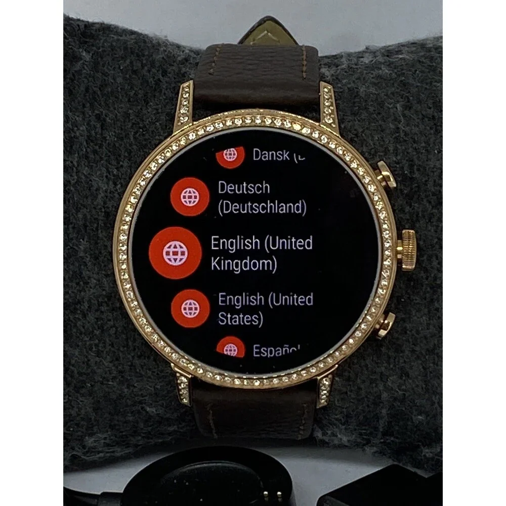 Fossil Gen 4 Authentic Digital Dial Smart Watch Custom Band FTW6011 CR142